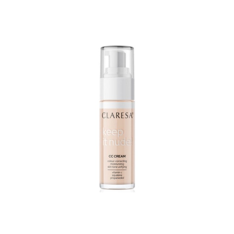 Claresa Keep Is Nude зволожуючий CC крем /101/ Light 33 г