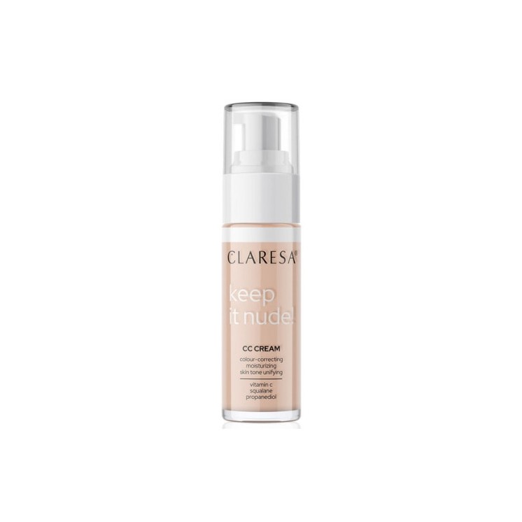 Claresa Keep Is Nude зволожуючий CC крем /102/ Warm Medium 33 г