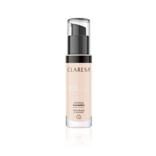 Лялька Claresa ! освітлюючий тональний крем для обличчя /03/ Light - medium 34 г