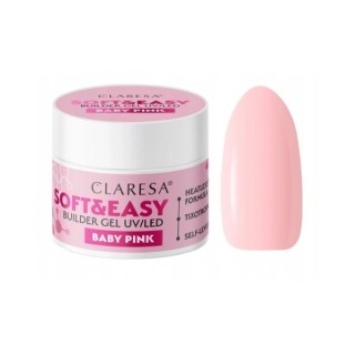 Гель для нарощування нігтів Claresa Soft & Easy Baby Pink 45 г