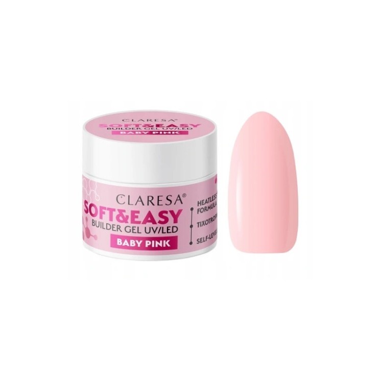 Claresa Soft & Easy Nagelaufbaugel Baby Pink 45 g