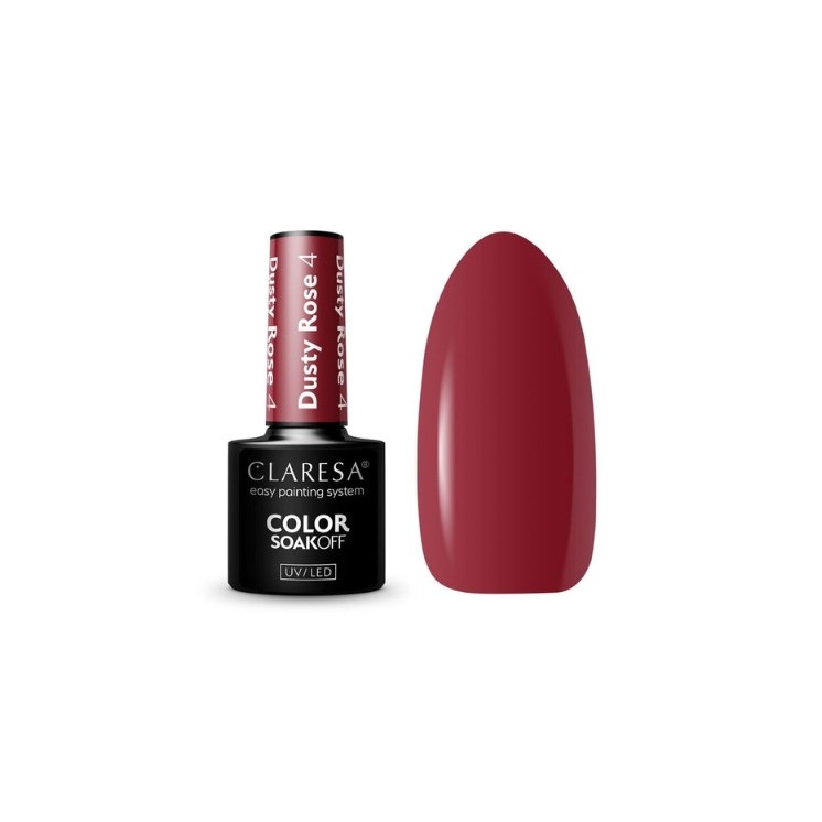 Лак для нігтів Claresa Dusty Rose Hybrid /4/ 5 г