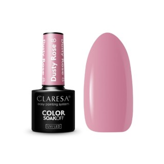 Лак для нігтів Claresa Dusty Rose Hybrid /8/ 5 г