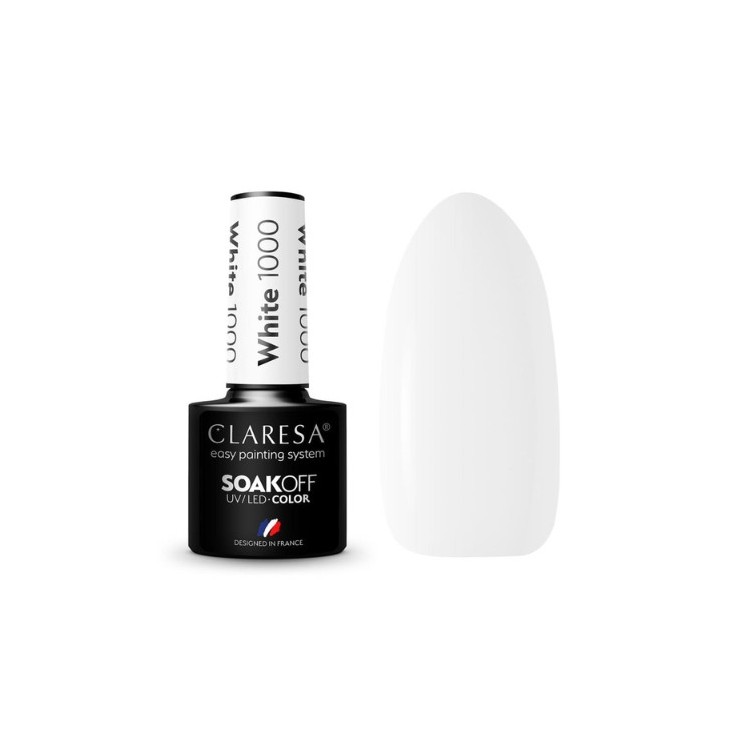 Claresa Hybrid nail polish White 1000 5 g