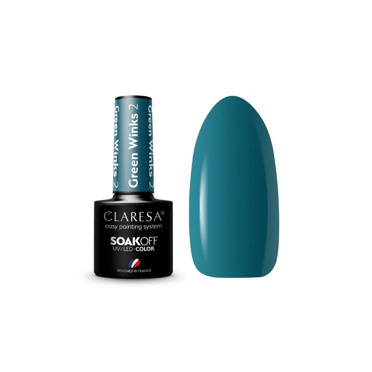 Claresa Green Winks Hybrid Nagellack /2/ 5 g