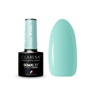 Claresa Green Winks Hybrid nail polish /4/ 5 g