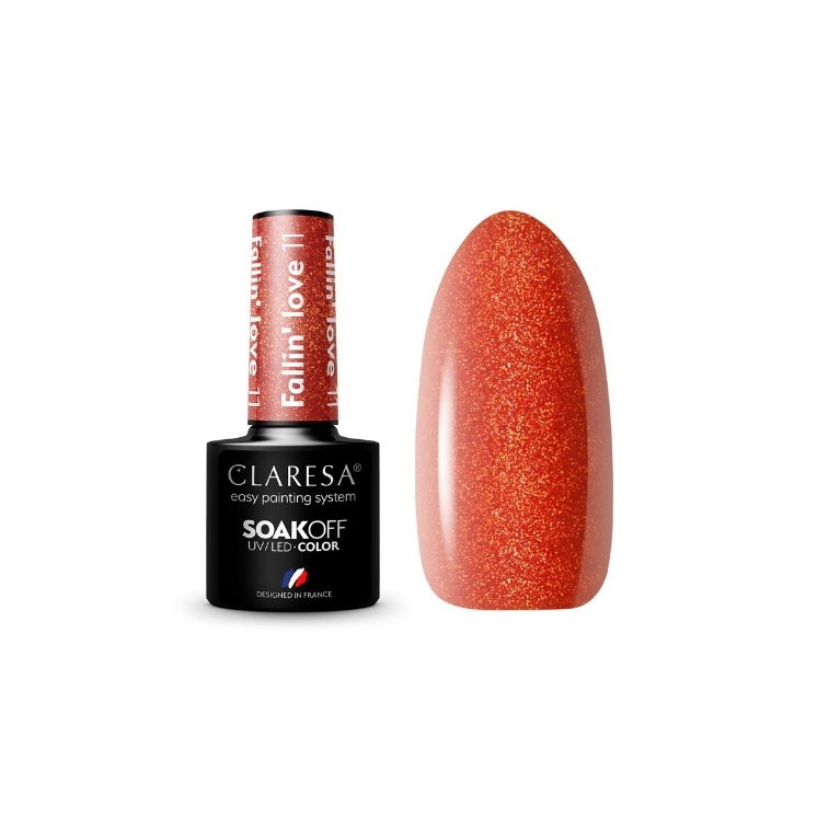 Claresa Fallin' Love Hybride nagellak /11/ 5 g