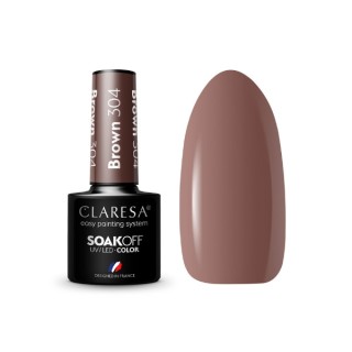 Лак для нігтів Claresa Brown Hybrid /304/ 5 г