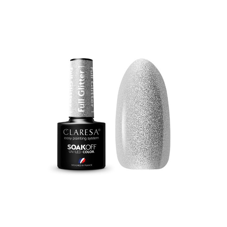 Лак для нігтів Claresa Full Glitter Hybrid /1/ 5 г