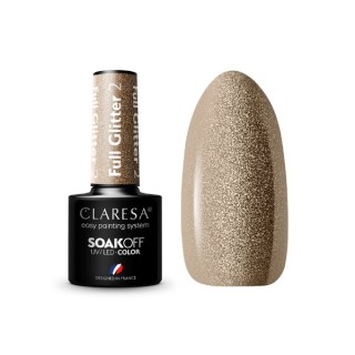 Лак для нігтів Claresa Full Glitter Hybrid /2/ 5 г