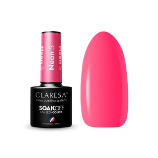 Лак для нігтів Claresa Neon Hybrid / 5 / 5 г