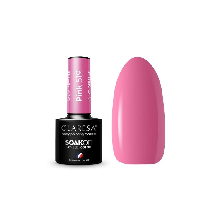 Лак для нігтів Claresa Pink Hybrid /519/ 5 г