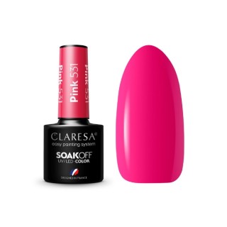 Лак для нігтів Claresa Pink Hybrid /531/ 5 г