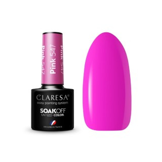 Лак для нігтів Claresa Pink Hybrid /547/ 5 г