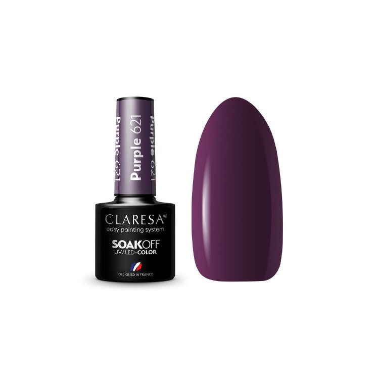 Claresa Purple Hybride nagellak /621/ 5 g