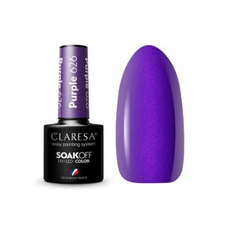 Лак для нігтів Claresa Purple Hybrid /626/ 5 г