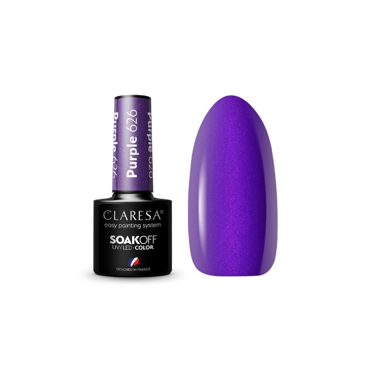 Лак для нігтів Claresa Purple Hybrid /626/ 5 г