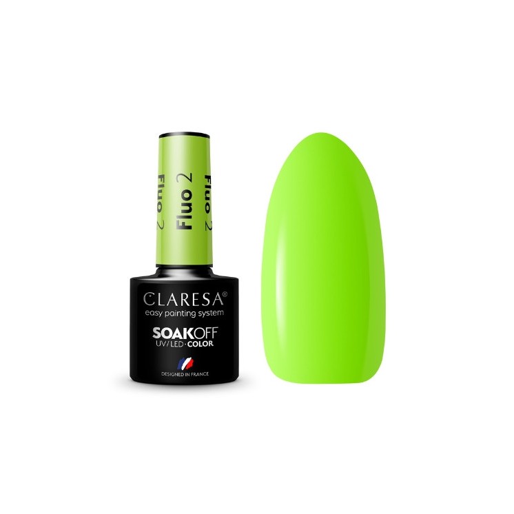 Лак для нігтів Claresa Fluo Hybrid /2/ 5 г