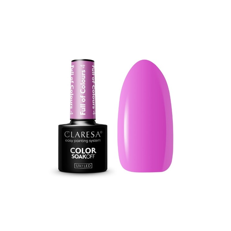 Лак для нігтів Claresa Full Of Colours Hybrid /4/ Лак для нігтів Claresa Full Of Colours Hybrid /4/ 5 г