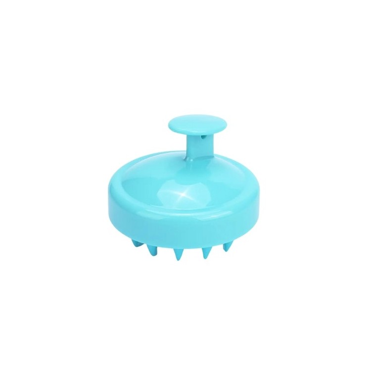 Силіконовий масажер для шкіри голови Light Blue стимулюючий ріст волосся, 1 шт