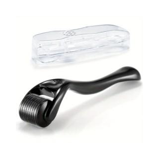 Dermoroller voor gezicht en lichaam 540 Naalden 1mm Black + opbergdoos 1 stuk