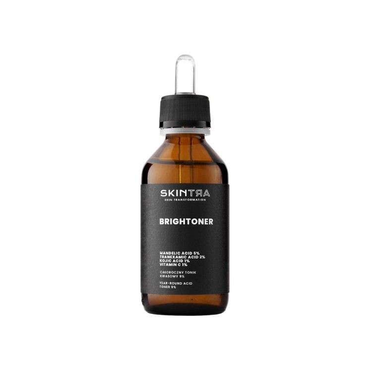 SkinTra Brightoner цілорічний кислотний тонік для обличчя 9% 100 мл
