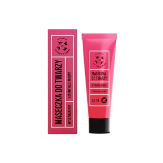 Mydlarnia Cztery Szpaki glättende Gesichtsmaske Schwarzer Holunder und Malve 50 ml