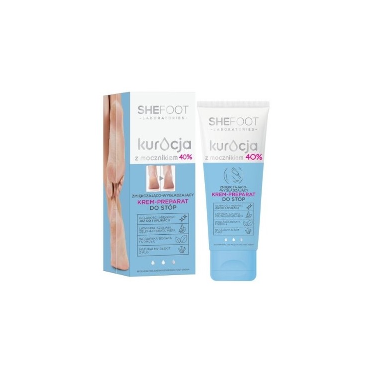 SheFoot Softening and smoothing Cream - Foot preparation with Urea 40% 75 ml