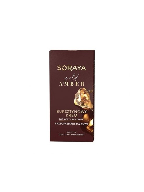 Soraya Gold Amber Bursztynowy Krem przeciwzmarszczkowy pod oczy i na powieki 15 ml