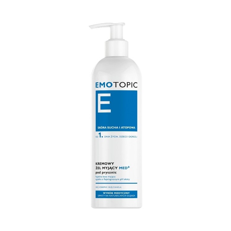 Гель для душу Emotopic Creamy для щоденного догляду за тілом 400 мл