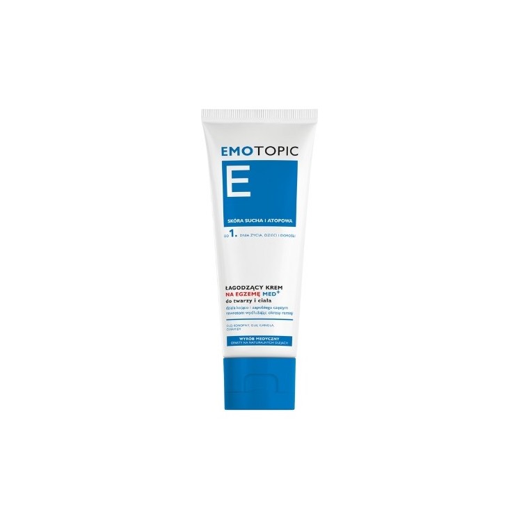 Emotopic Soothing Cream for face and body from the first day of life for eczema 75 ml