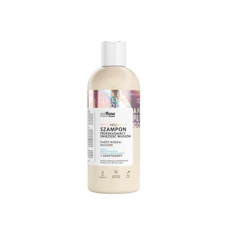 So!flow Peeling Haarshampoo zur Verlängerung der Frische 400 ml