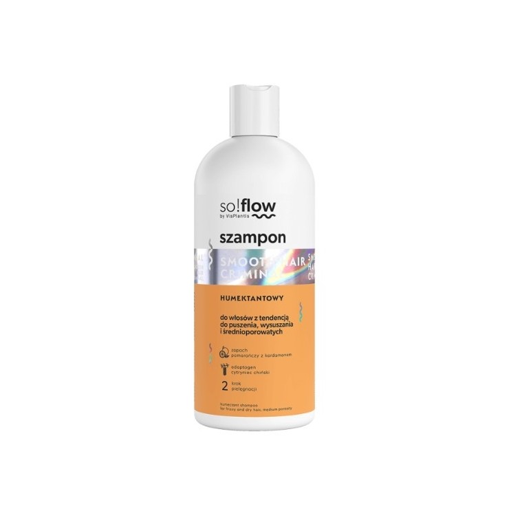 So!flow Humectant Shampoo für Haare mit mittlerer Porosität, die zu Frizz neigen, 300 ml
