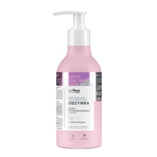 So!flow Emollient and Protein Conditioner für Haare mit hoher Porosität und sprödem Haar, 400 ml