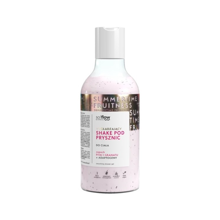 So!flow Glättender Körpershake zum Duschen Pithaja , Pomegranate 400 ml
