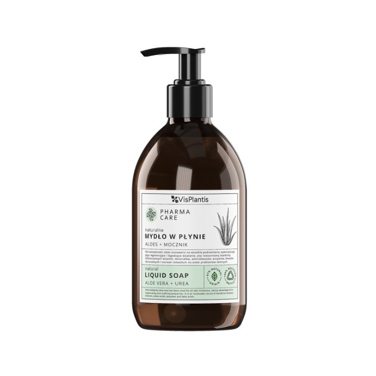Vis Plantis Pharma Care Natuurlijke vloeibare zeep Aloë + Ureum 500 ml