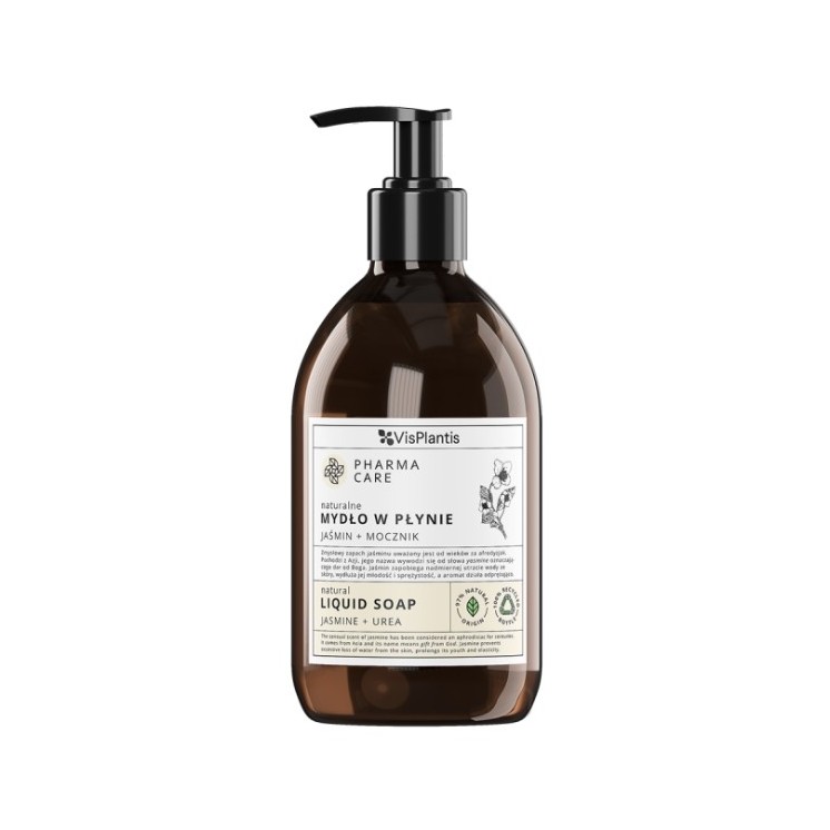 Vis Plantis Pharma Care Natuurlijke vloeibare zeep Jasmijn + Ureum 500 ml