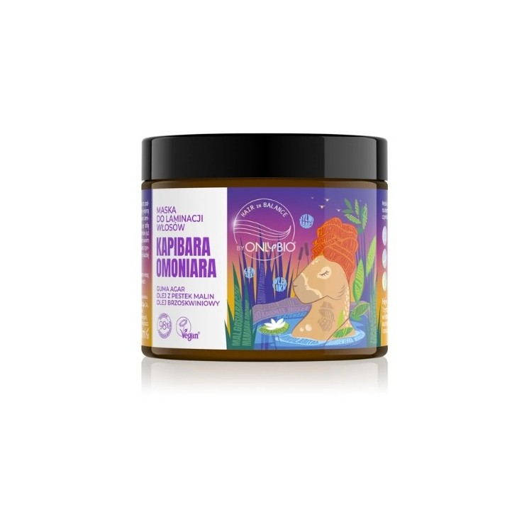 ONLYBIO Hair in Balance Capybara OMOniara Маска для ламінування волосся 200 мл