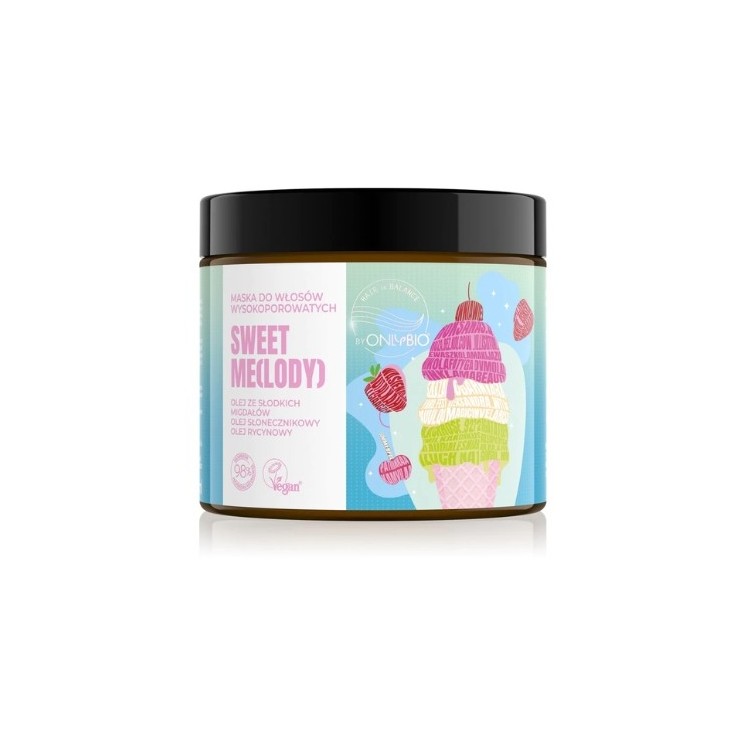 ONLYBIO Hair in Balance Sweet Me (морозиво) Маска для волосся з високою пористістю 400 мл