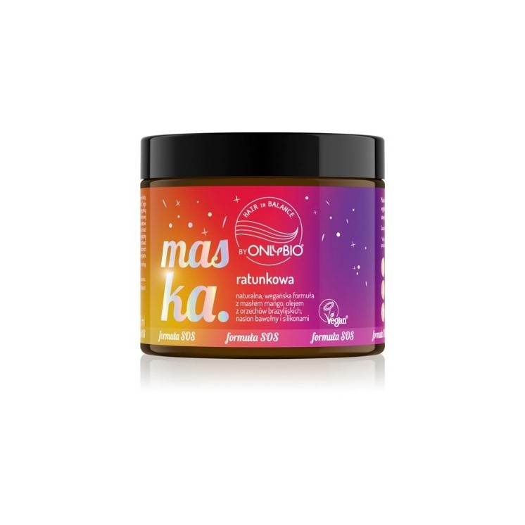 ONLYBIO Hair in Balance Rettungsmaske für Haare aller Porosität 200 ml