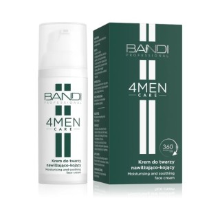 Зволожуючий і заспокійливий крем для обличчя Bandi 4Men Care для чоловіків 50 мл