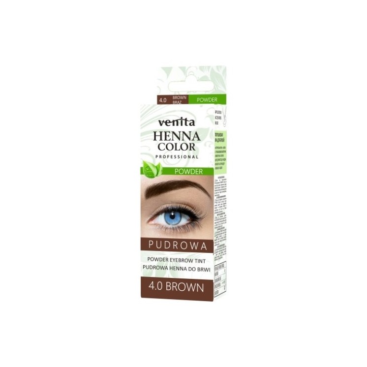 Venita Professional powder Henna for eyebrows /4.0/ Brown 4 g