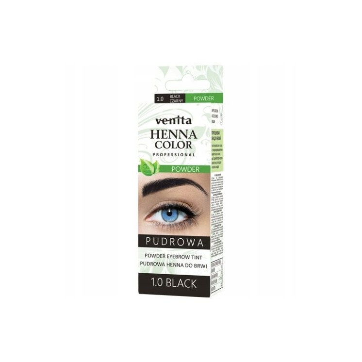 Venita Professional пудра Хна для брів /1.0/ Чорна 4 г