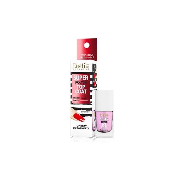 Delia Super Top Coat voor nagels Effect in 12 dagen 11 ml