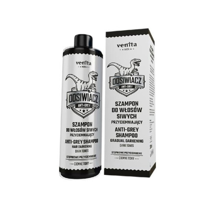 Venita Men Darkening degreaser Shampoo for gray hair Dark tones 200 ml