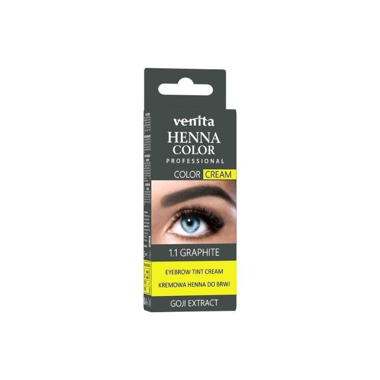 Venita cream Henna for eyebrows /1.1/ Graphite 30 g