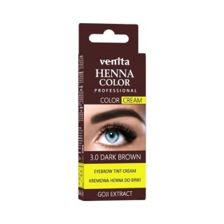 Venita Creme Henna für Augenbrauen /3,0/ Dunkelbraun 30 g