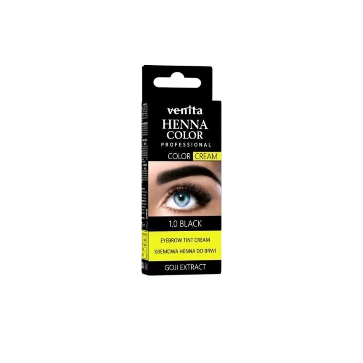Venita crème Henna voor wenkbrauwen /1.0/ Zwart 30 g