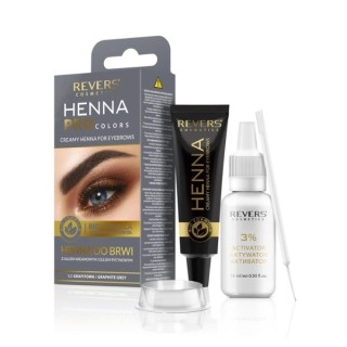 Revers Henna in crème voor wenkbrauwen en wimpers /1.1/ Grafiet