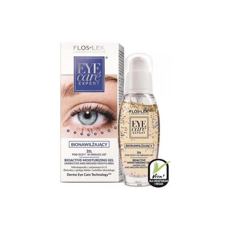 Floslek Eye Care Expert bio-hydraterende gel onder de ogen en rond de mond 30 ml
